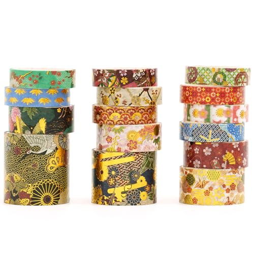 Washi Tape Sakura floral que decora sin dañar el papel de tus manualidades