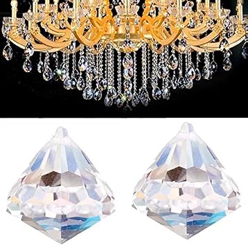Chandelier Crytal 1 Piece 30mm Artificial Crystal Hanging Lamp Pendant Lustre Drop Polishing For Chandelier Household Decoration