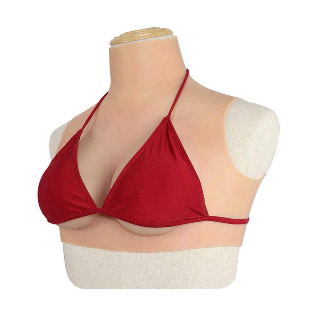 Amazon.co.jp: 高級版シリコンバスト 高襟タイプ 乳房の内部は液状  
