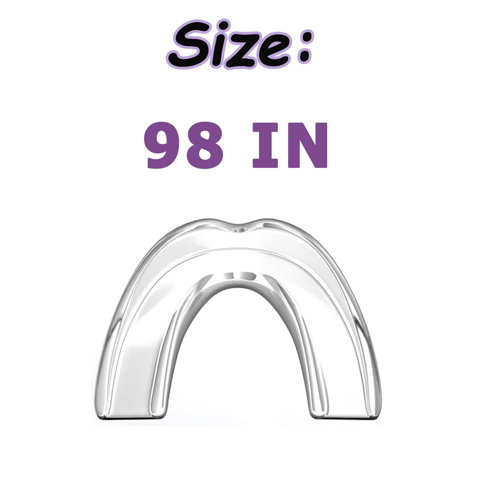 Mouth Guard for Grinding Teeth at Night,8 Pack Night Guards for Teeth Grinding,2 Size Mouthguards for Grinding of Teeth,Reusable Teeth Grinding Mouth Guard for Sleeping 98 IN