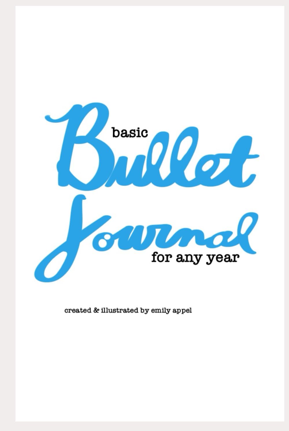 Basic Bullet Journal: for any year      Hardcover – December 31, 2025