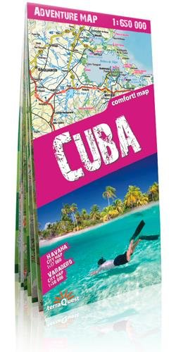 Cuba, mapa de carreteras plastificado. Escala 1:650.000. TerraQuest. (Adventure Map)