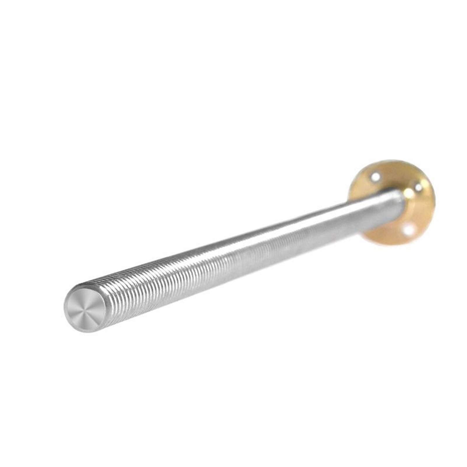 Śruba T8 8 mm 2 szt. z mosiężną nakrętką, pręt gwintowany ze stali nierdzewnej 304(500MM)