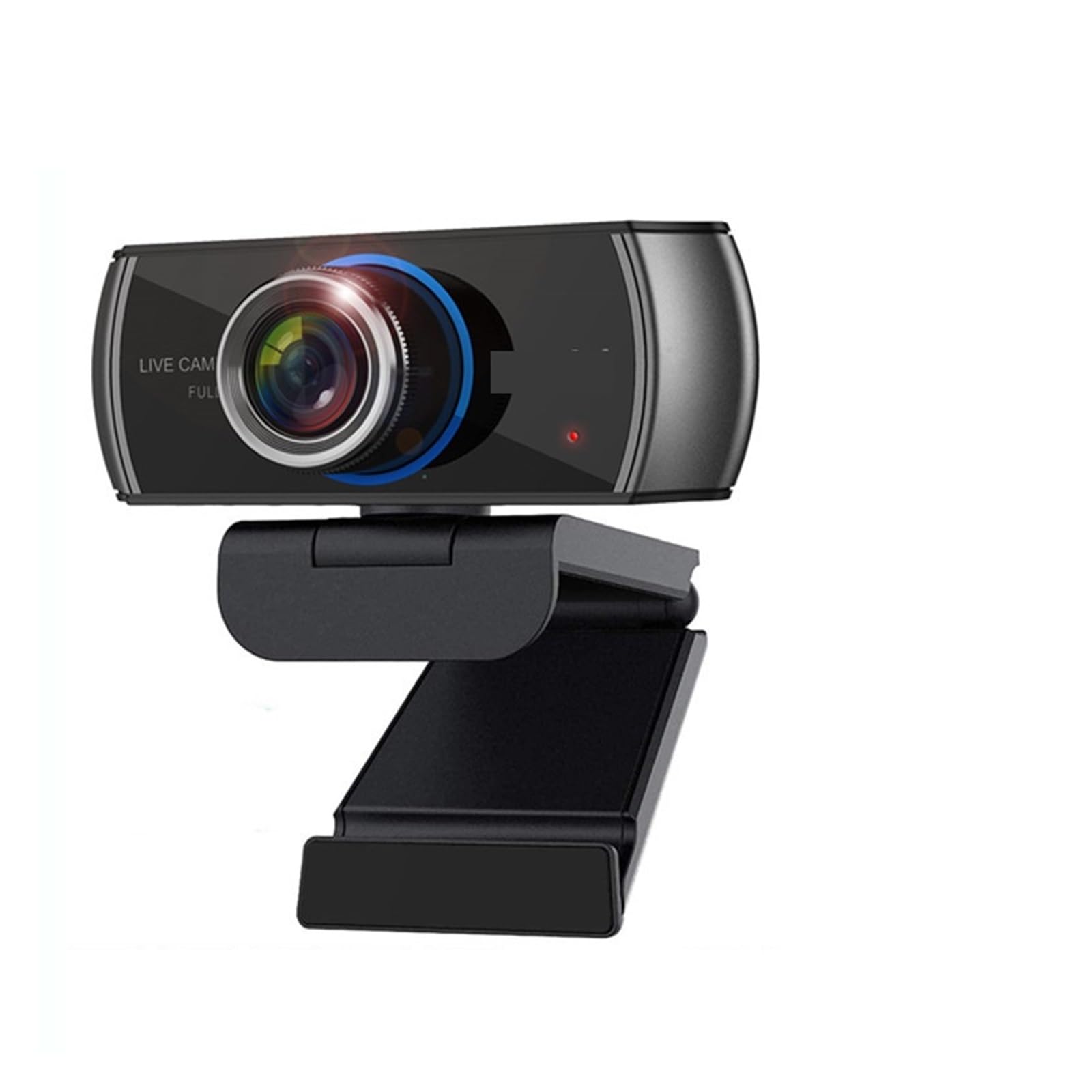 Webcam, Cámara Web de 1080p HD con micrófono Videoconferencia de Gran Angular de 100 ° Unidad de transmisión en Vivo for conferencias, transmisión en Vivo, grabación
