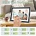 Digital Picture Frame WiFi 10.1 Inch Smart Digital Photo Frames with 1280x800 HD IPS Touch Screen Electronic Picture Frame Built in 16GB Share Photos Video via App, Auto-Rotate
