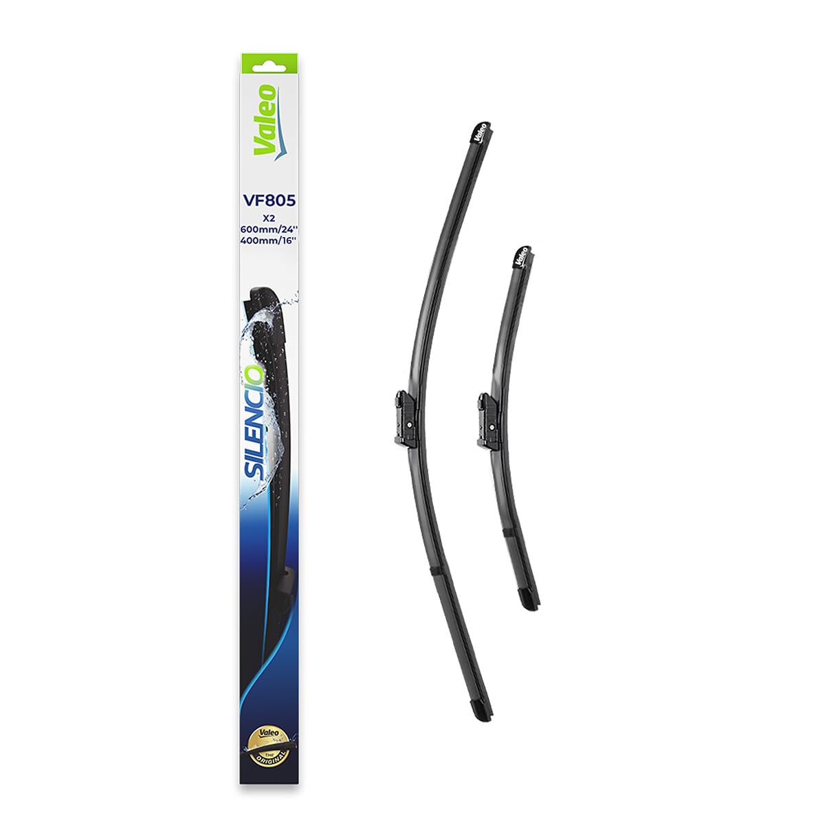 Valeo Silencio 2x Pióra Wycieraczek VF805 - Przód - 600 mm / 400 mm
