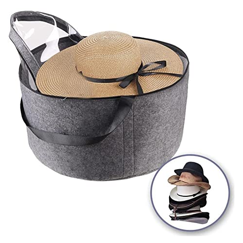 Boîte de rangement pour chapeau grand format avec fermeture éclair - 3