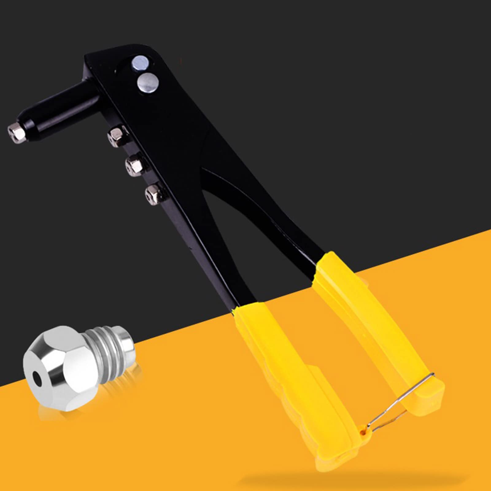 Manual Rivet Nail Guns Hardness Carbon Steel Woodworking Metalworking Rivet Guns Labor-Saving Nail Plucking Tools River Guns