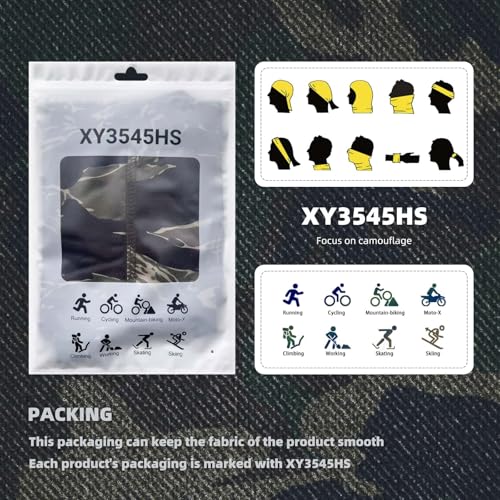 Image of Camo Balaclava Face Mask for Man and Women-Hunting,Skiing,Motorcycle Windproof,UV Protection&Military Training