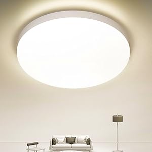 MGEELED Ceiling Light LED Ceiling Light, 36 W 4000 K 4300 LM IP44 Waterproof Round Flat Bathroom Lamp Ceiling Modern Simpl…