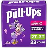 Pull-Ups Girls' Potty Training Pants, Size 2T-3T Training Underwear (16-34 lbs), 23 Count
