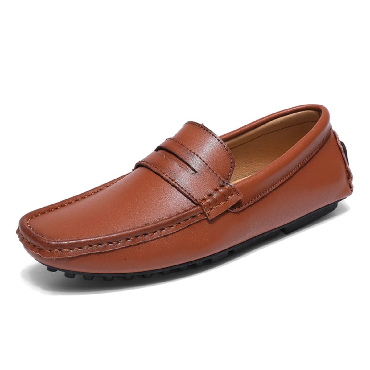 Mocasines para Hombre de Cuero Moda Slip-on Shoes Driver Shoes Casual Flat Shoes 38-49 EU