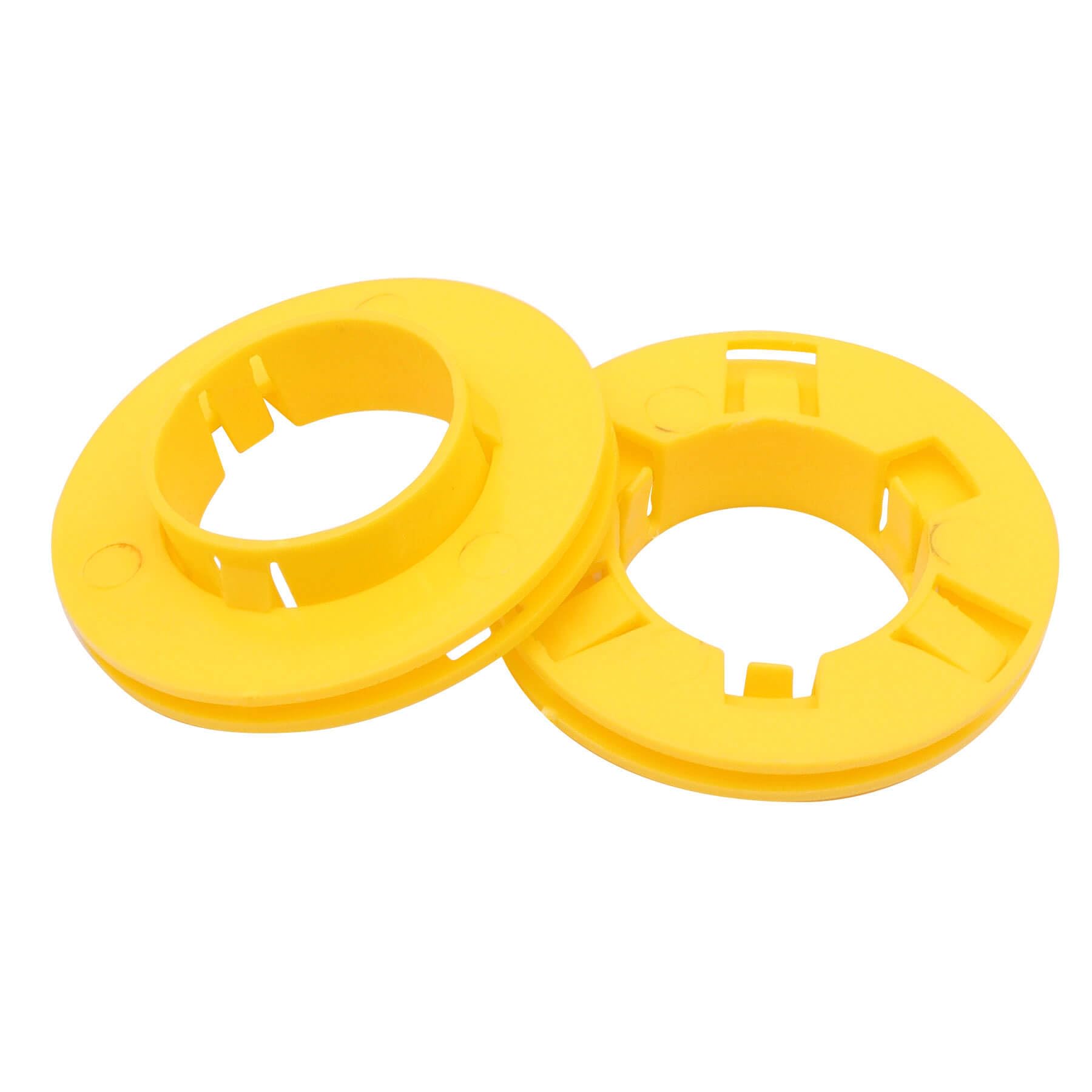 NIDAYE 100 Packs Plastic Bushing for Metal Stud, Corrosion and Rust Proof, Protect Wire Insulation from Sharp Metal Edges, Allows Smooth Wire Pulling, Grommet Protector with Stud Size of 2X4 Inches