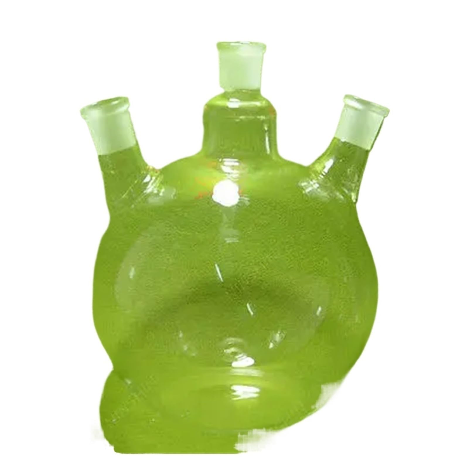 Matraz de fondo, matraz de vidrio, 3L, 3000ML, 24/29,3 cuellos, cristalería de laboratorio, matraz de laboratorio