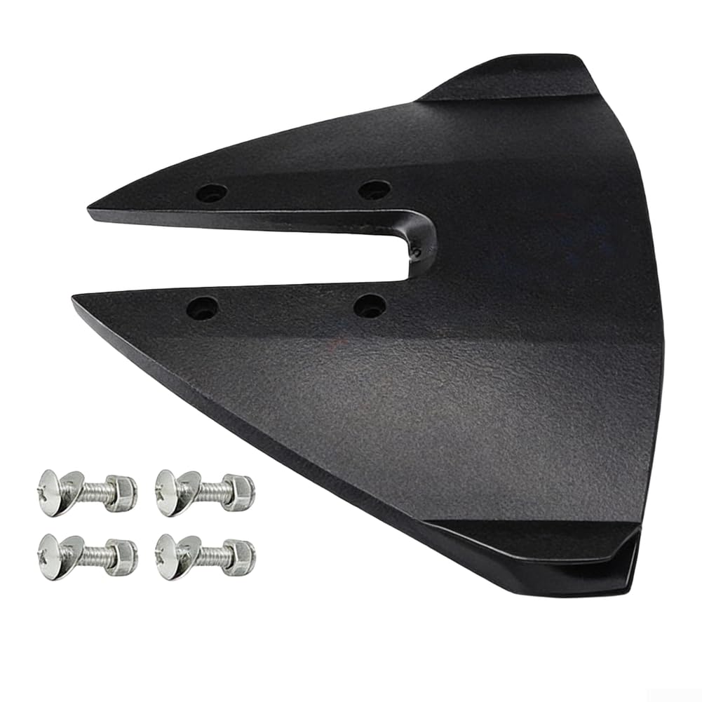 Outboard Motor Hydrofoil Wave Deflector For 15 To 200 For Hp Black Abs For Stabilizer Increases Glide Speed And Stability To Reduce Fuel Costs And Prevent Propeller Damage From Cavitation On All