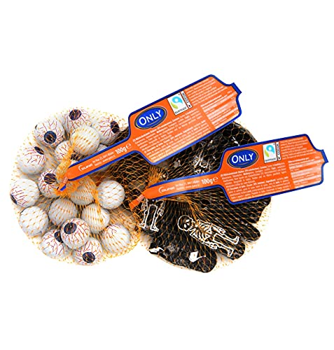 Only Chocolade-skelet | Halloween snoep | chocolade in het net | 100 g - Image 6