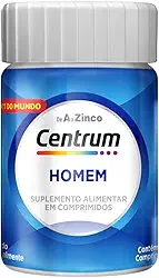 Centrum NOVO Homem Multivitaminico Diário com Magnésio, Vitamina D e Vitamina B12, 30 Comprimidos