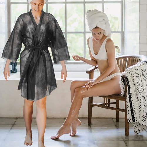 Bata de SPA Desechable Ligera y Amigable con la Piel en Pack de 10 7