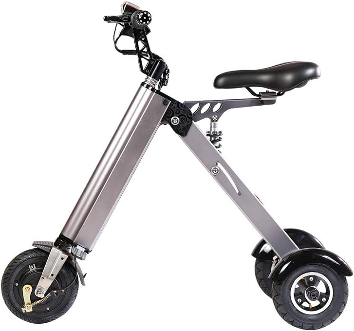 TopMate ES31 Electric Scooter Mini Foldable Tricycle Weight 14KG with 3 Gears Speed and 3 Shock Absorbers | Suitable for Travel and Leisure Activities