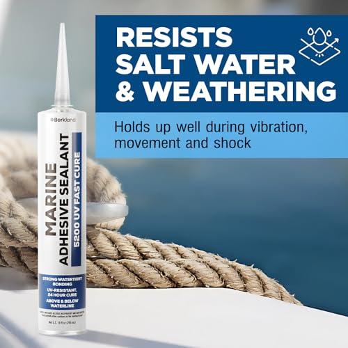image for 10 oz Marine Adhesive Sealant 5200 Fast Cure (White) - Permanent, Wate