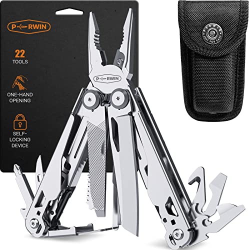 Multitool, 22-In-1 Multitools Pliers With Nylon Sheath, Professional Multi-Tool For Survival, Camping And Hunting By Perwin #TOP4