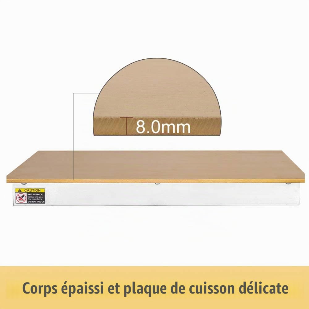 Machine à Gaufres Grille Pain Commerciale Gaufre De Crêpes Soufflé Japonais 1500W Machine à Gaufres Antiadhésive
