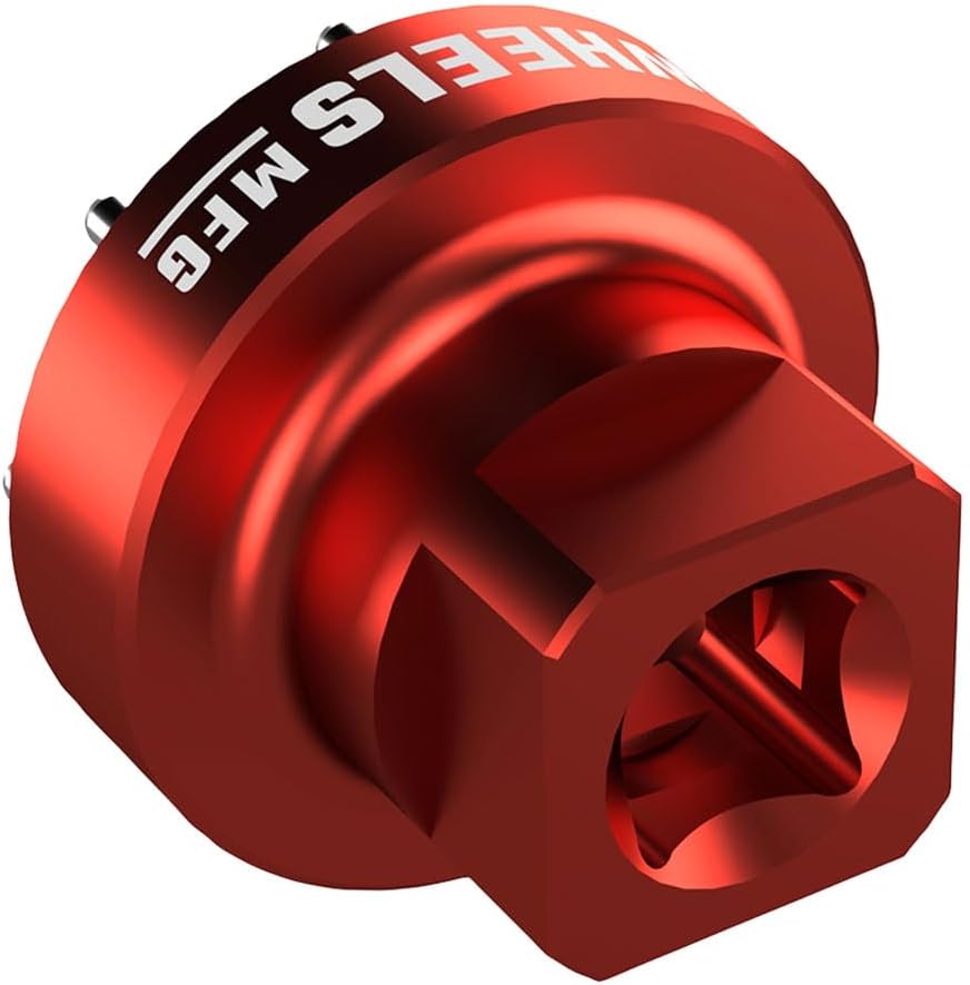 Wheels Manufacturing CNC Aluminum Pinion Gearbox 8-Pin Lockring Socket for E-Bike Gearbox Service, Compatible with 1/2" Drive,