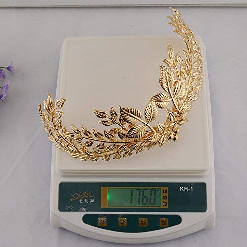 Eseres Gold Leaf Hair Crown Wedding Hair Jewelry With Combs For Women #TOP7