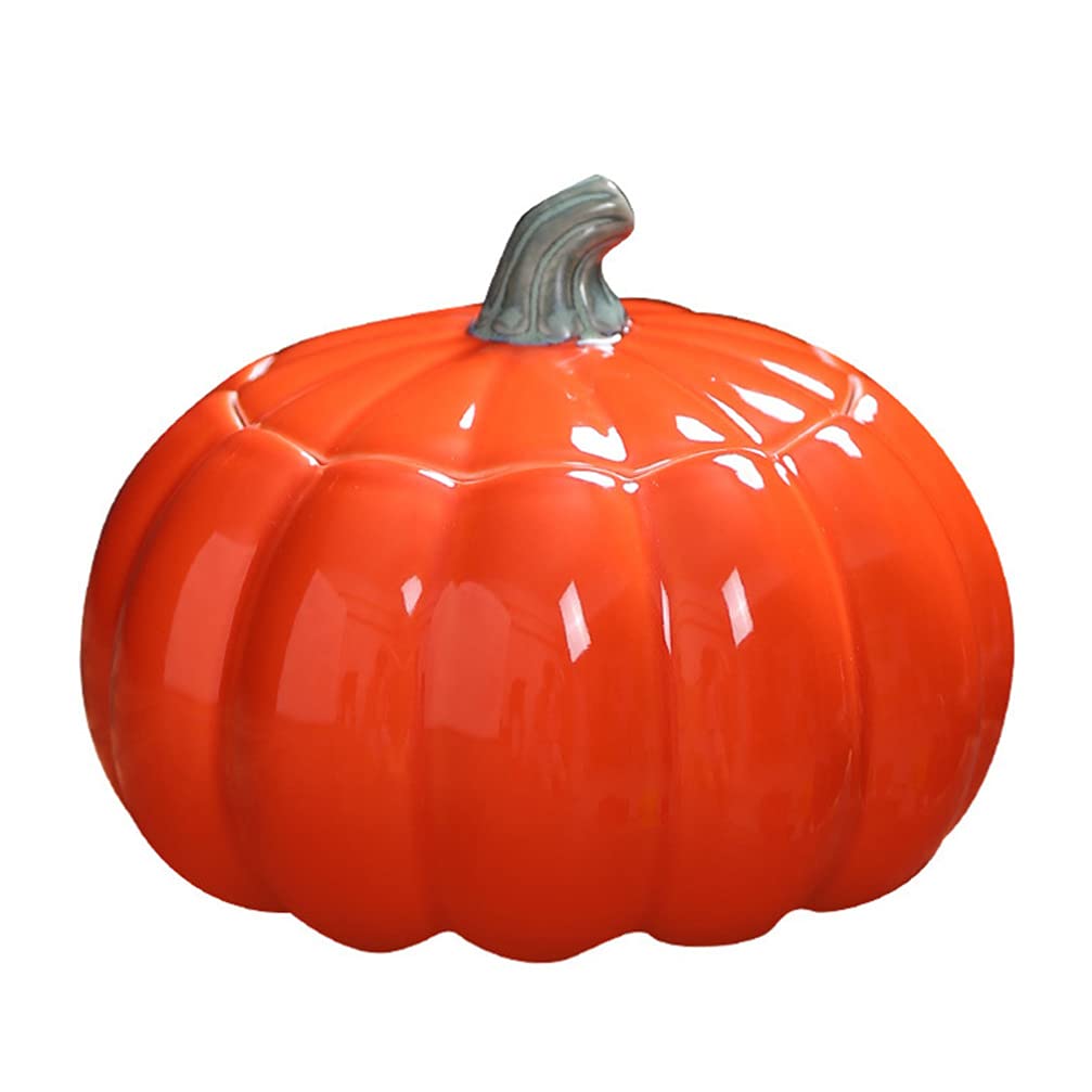 Pot citrouille d'Halloween en céramique pour décorer votre table de fête et ranger les bonbons