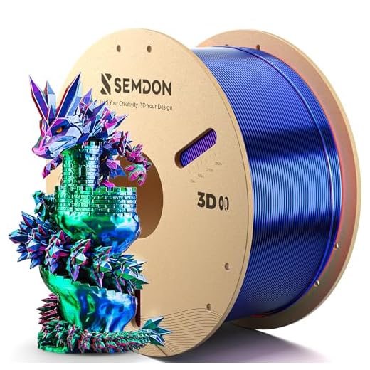 ⚡ 2026 NEW PLA Filament 1.75mm, Neatly Wound 3D Printer Filament 2KG Spool (4.4lbs), Dimensional Accuracy +/- 0.02 mm, High Speed 3D Printer Filament (2KG-1 Pack)