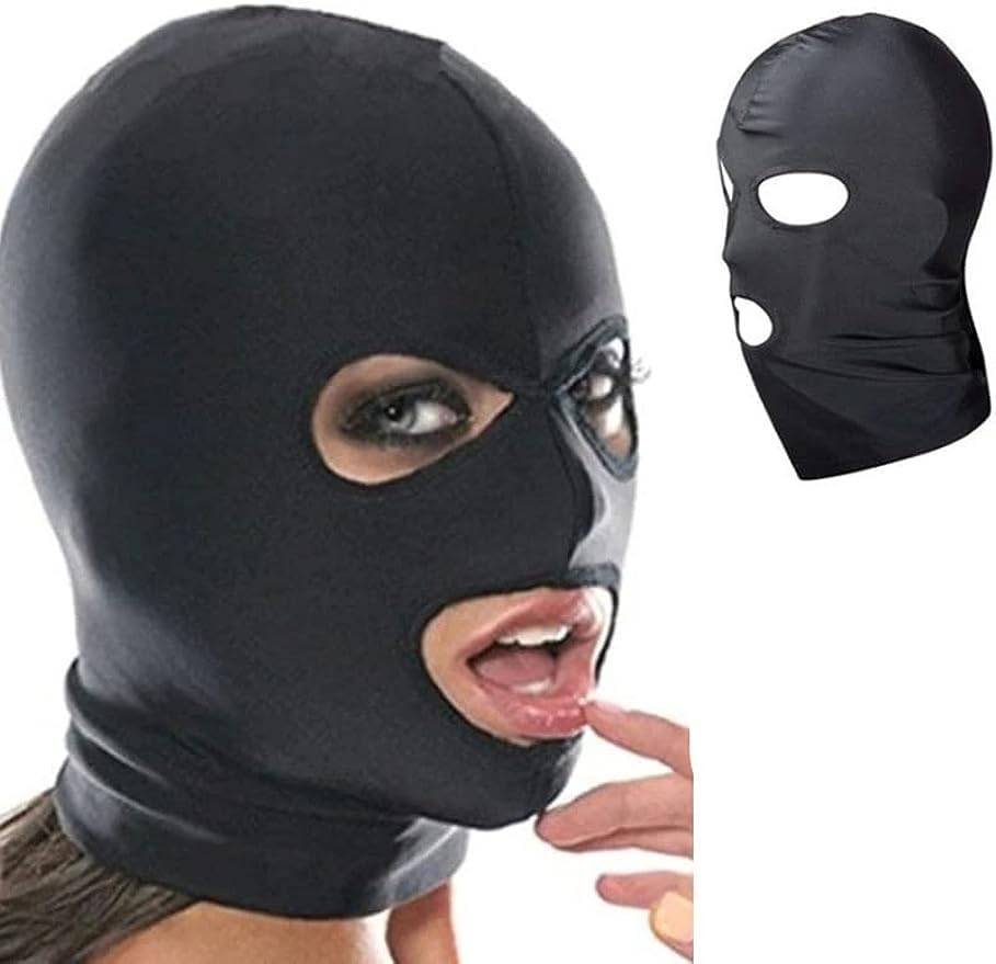 EKIDAZ 1PC copertura completa della testa, maschera traspirante, gioco di abbigliamento di ruolo con bocca aperta