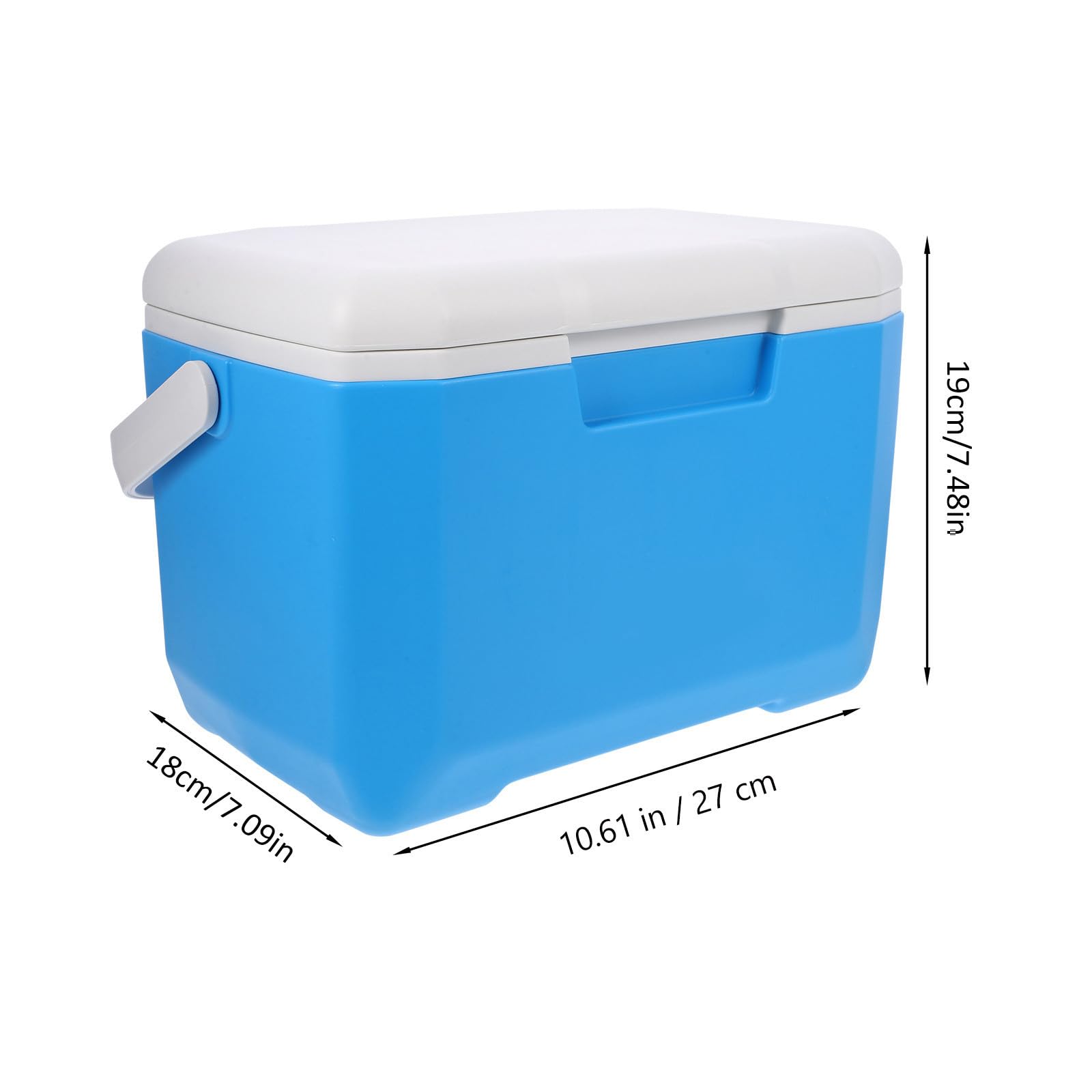 Yardwe Caja de Picnic Aislante Portátil 6l para Comidas, Azul