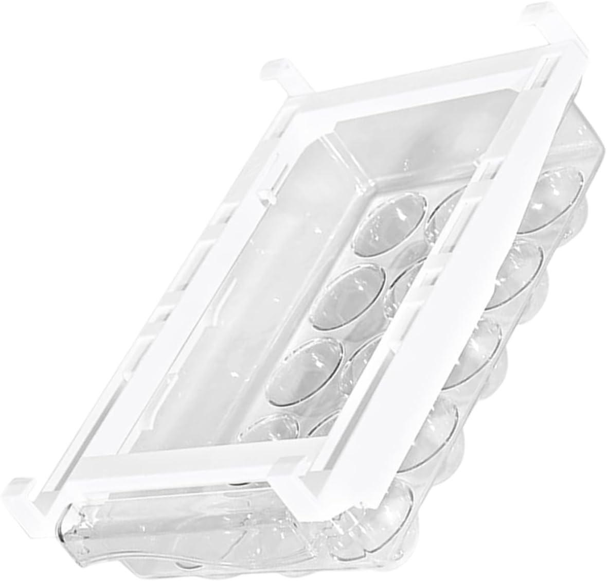 Egg Storage Drawer Organizer for Refrigerator Space-saving Container for Eggs Kitchen Fridge Organizer Prevents Breakage Easy to Clean and Use