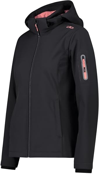 CMP Giacca In Softshell Da Donna Con Cappuccio Removibile - 3