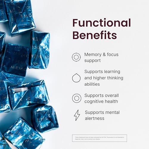 image for HumanN SuperBeets Brain Supplements for Memory and Focus Chews, Mental