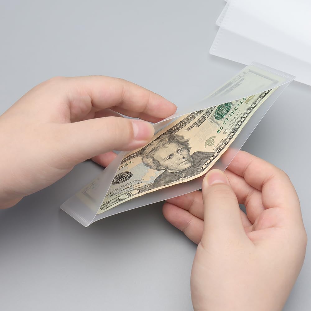 Master Your Budget: Review of A6 Zipperless Frosted Cash Envelopes