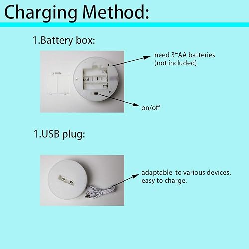 Miniatura 5 de Letreros de neón de hojas para decoración de habitación, funciona con pilas o USB, luces LED decorativas con base de luces nocturnas para interiores