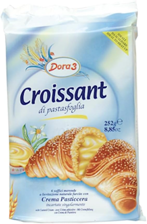 Antonelli Croissants with Custard Cream Filling 400g