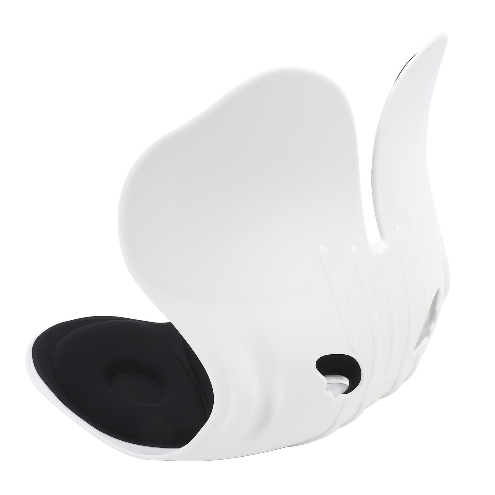 Cojín de Soporte Lumbar para Asiento de Suelo, Respaldo (Black)