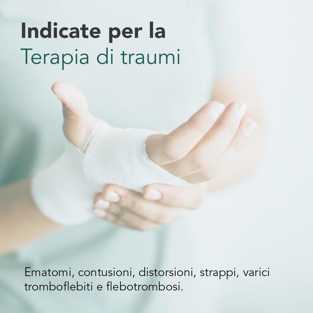 10 Bende Elastiche all'Ossido di Zinco 5 mt x 10 cm, Bendaggi Funzionali, Antinfiammatoria, Pronta all'uso - Made in Italy