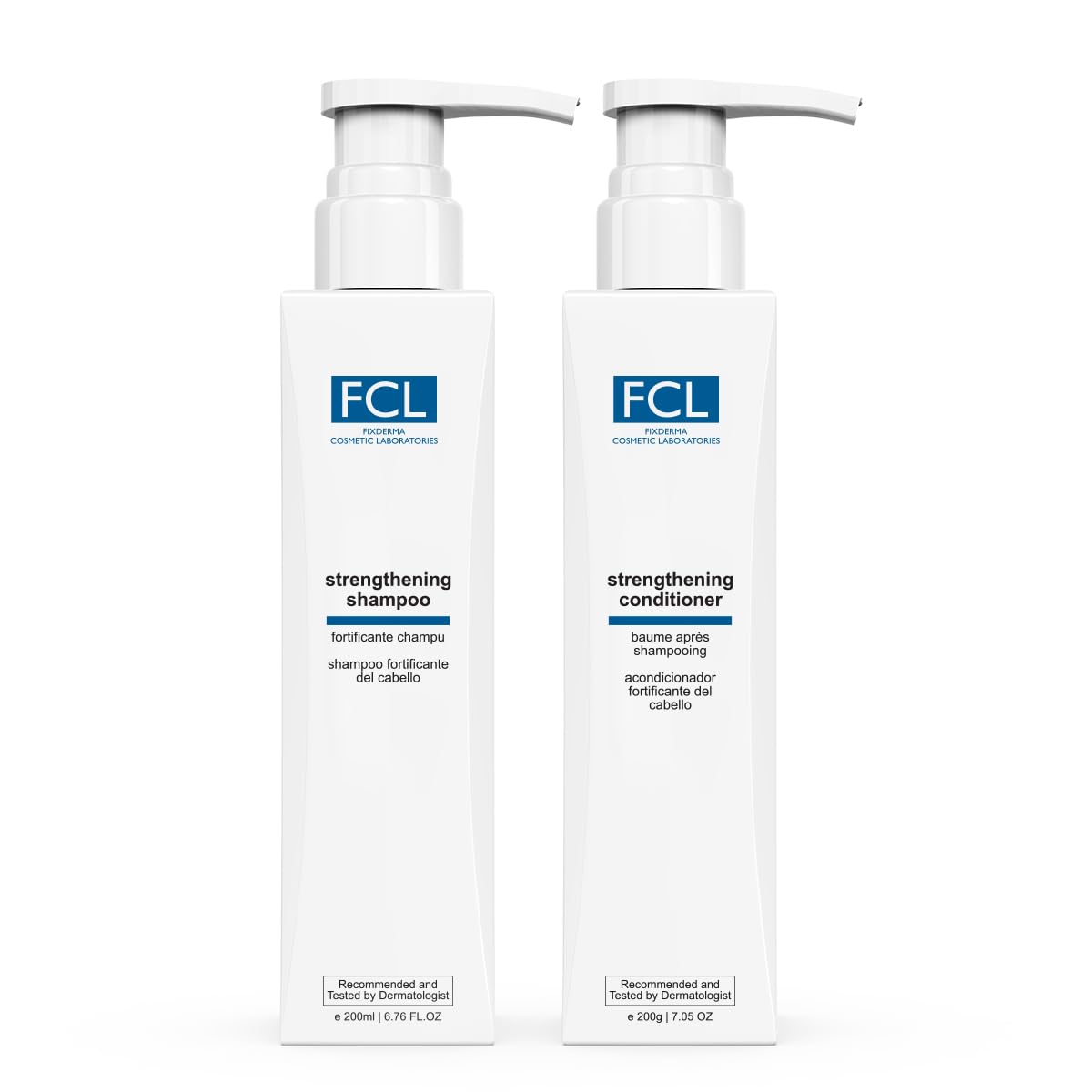 FCL strengthening Shampoo & Conditioner | Hair Fall Control Kit | Strengthens Hair | Reduces Frizz | Promotes Hair Growth | Cleans Scalp | Paraben & Sulphate Free 400ml