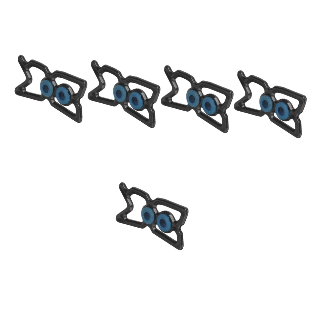 GALPADA 5pcs Portable Cue Rack Support Convenient Cue Holder Bridge Head for Billiards Lightweight Snooker Pole Rack for Nine Ball Games Easy to Carry Store