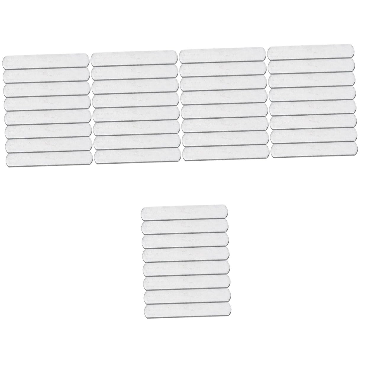 Happyyami 40 Pcs Load Bearing Plate Weighted Tape Strips Sports Weighted Vest Weighted Training Plates Racket Swing Weight Strength Training Weight Vest Leg Shin Wrist Steel Fitness Slats