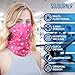 SoJourner Bags Neck Gaiter Face Mask Bandana (9 Pack) - Neck Gators Face Coverings for Men & Women I Rave Accessories for Halloween