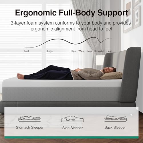 King size memory foam Tempur mattress