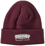 [スラッシャー] ユニセックス ニットキャップ (ブランドロゴ) [ 22TH-N60 / OVAL MAG BEANIE ] 帽子 RED FR