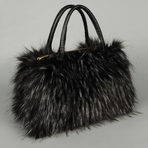 Bolso Tote Peludo para Mujer miniatura 4