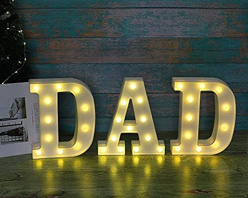Image of Marquee D Alphabet Shaped LED Light Lamp for Decoration Decore Walls Hanging Birthday Party Wedding (D)