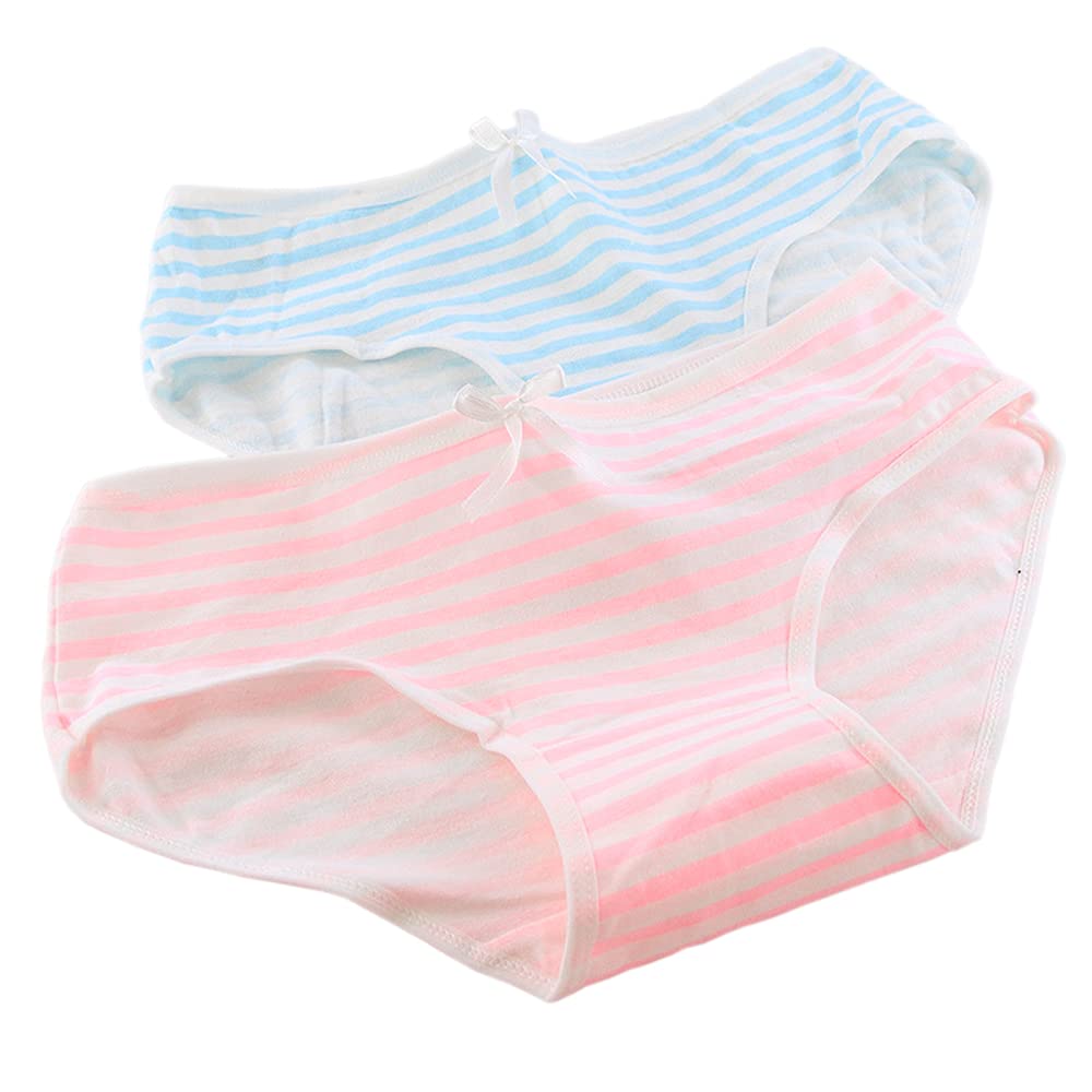 Cute Japanese Style Blue & pink Stripe Panties Bikini Cosplay Cotton Underwear Bandage Anime Free size Hot (520)