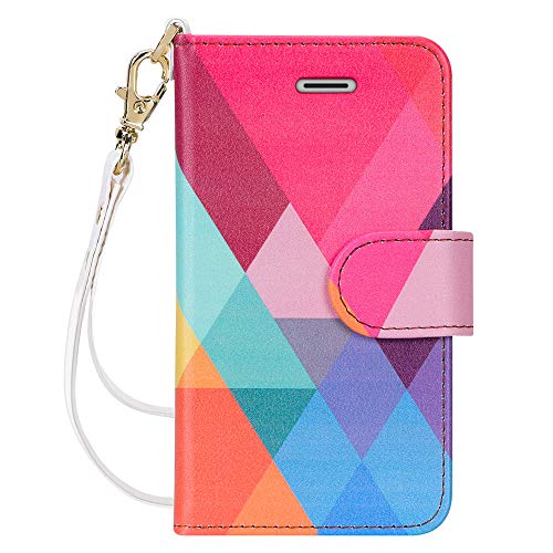 FYY Capa carteira de luxo de couro PU para iPhone Xs Max, [recurso de suporte] Capa protetora para c